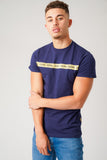 BODY TAPE NAVY T-SHIRT