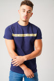 BODY TAPE NAVY T-SHIRT