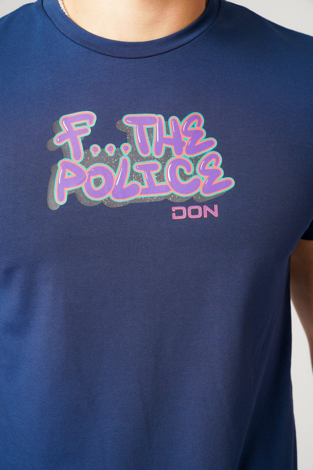 F... THE POLICE NAVY T-SHIRT