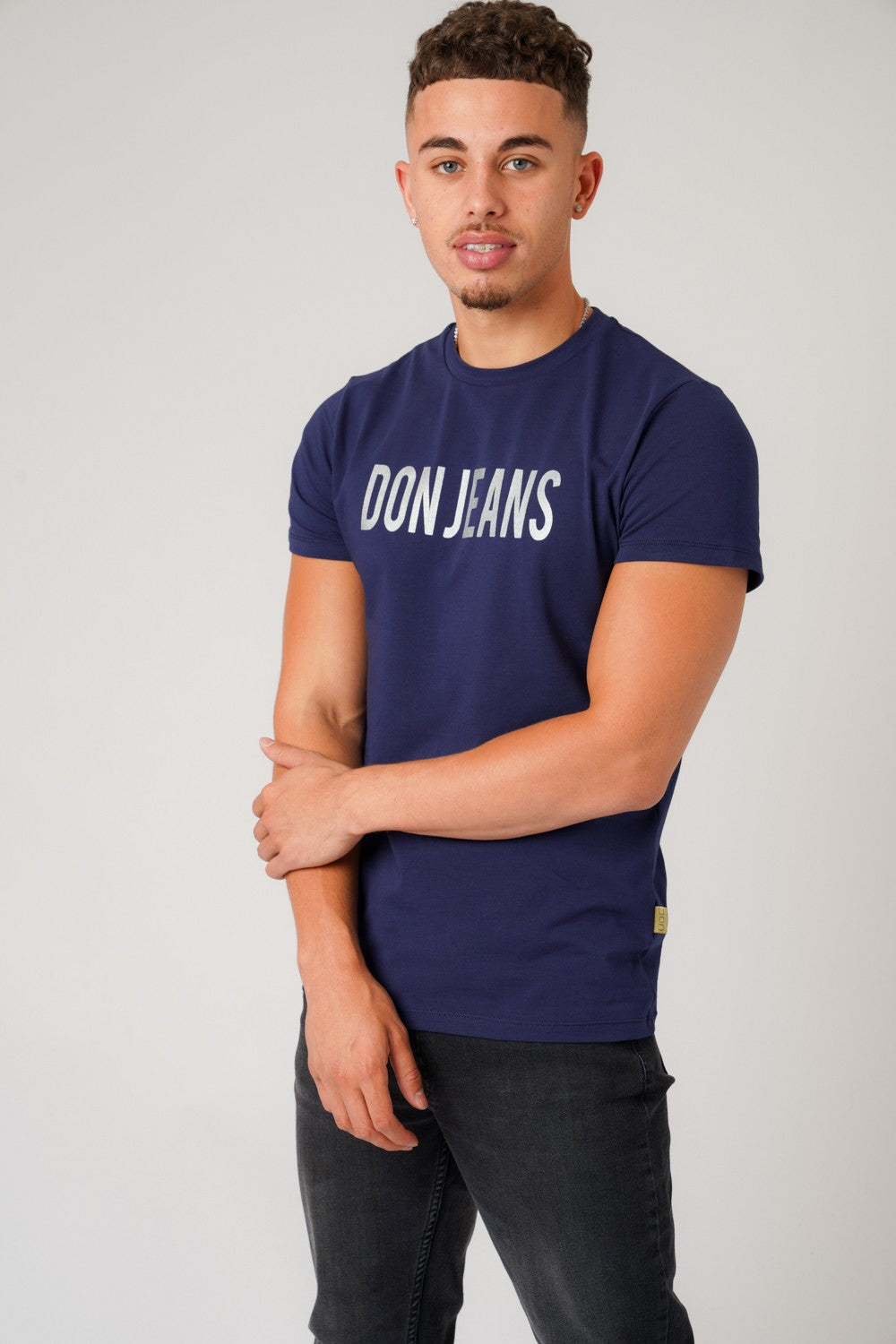 DON JEANS NAVY T-SHIRT