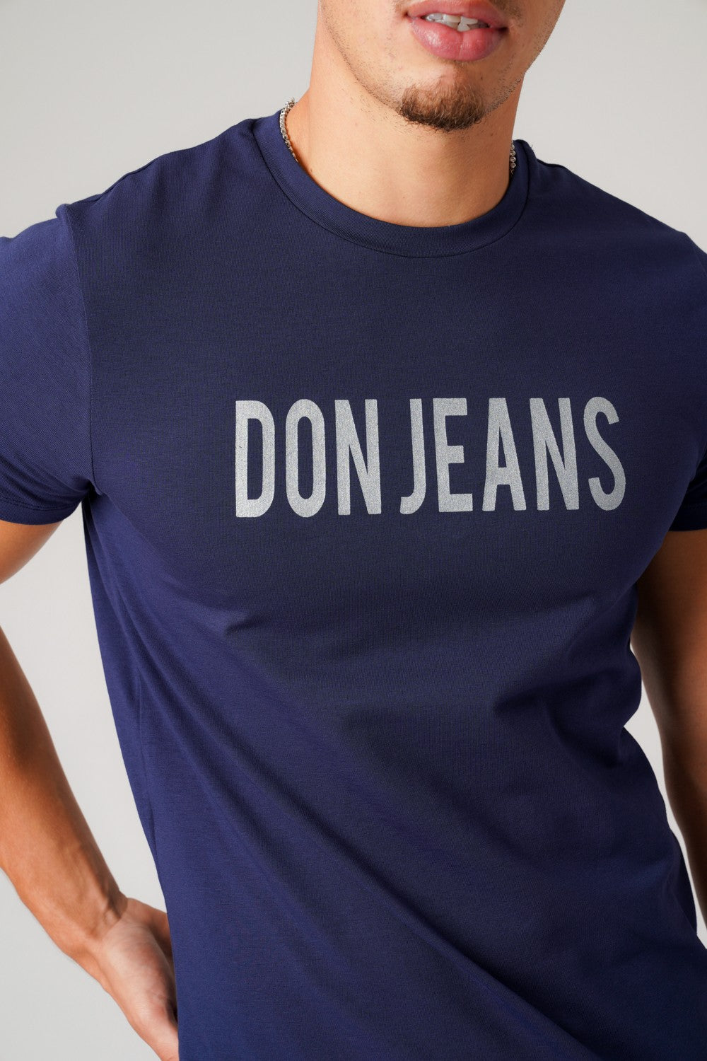 DON JEANS NAVY T-SHIRT