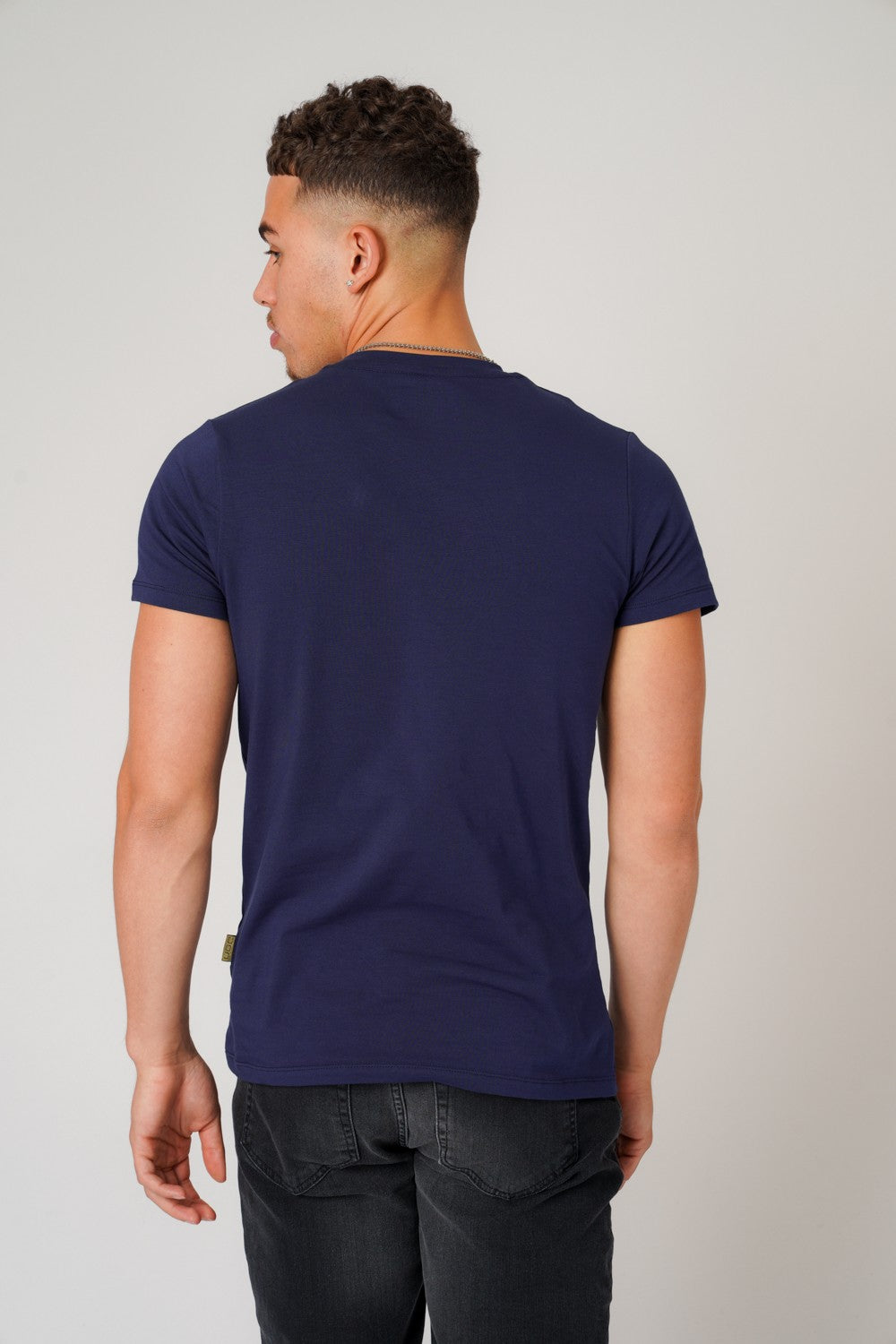 DON JEANS NAVY T-SHIRT