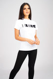 DON BARCODE WHITE T-SHIRT