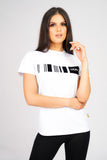 DON BARCODE WHITE T-SHIRT