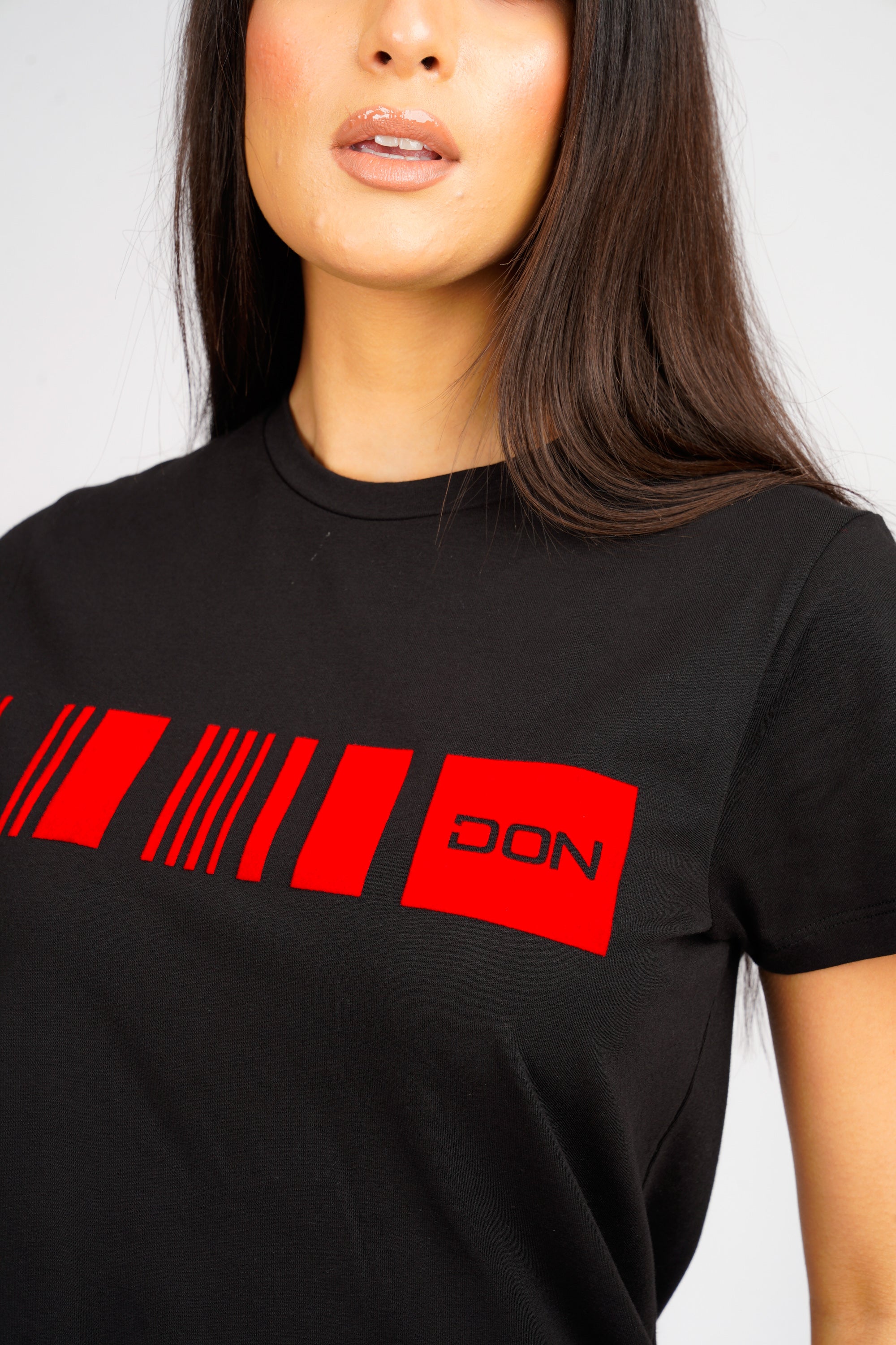 DON BARCODE BLACK T-SHIRT