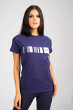 DON BARCODE NAVY T-SHIRT