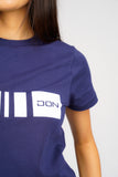 DON BARCODE NAVY T-SHIRT