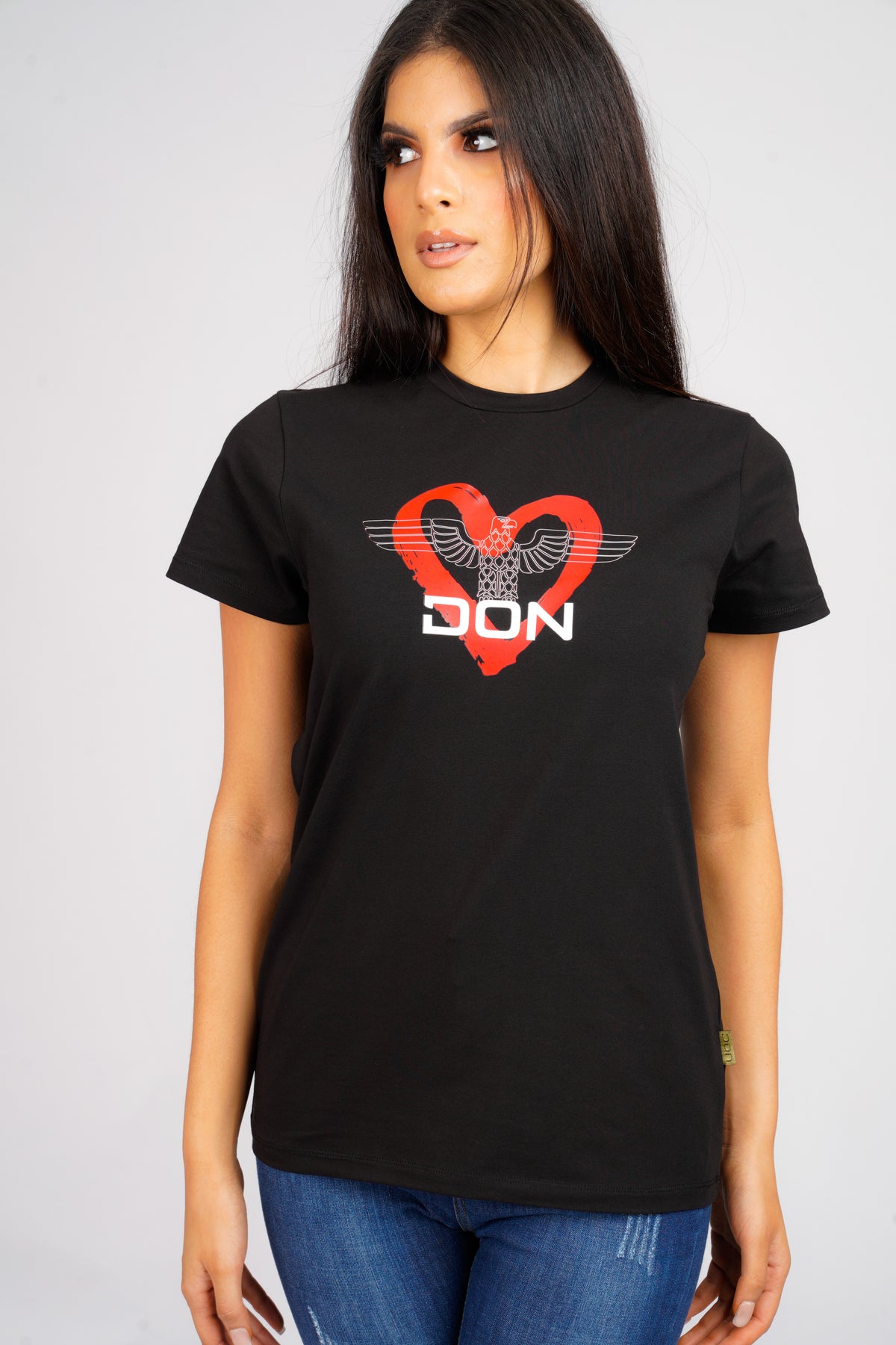 DON LOVE EAGLE BLACK T-SHIRT