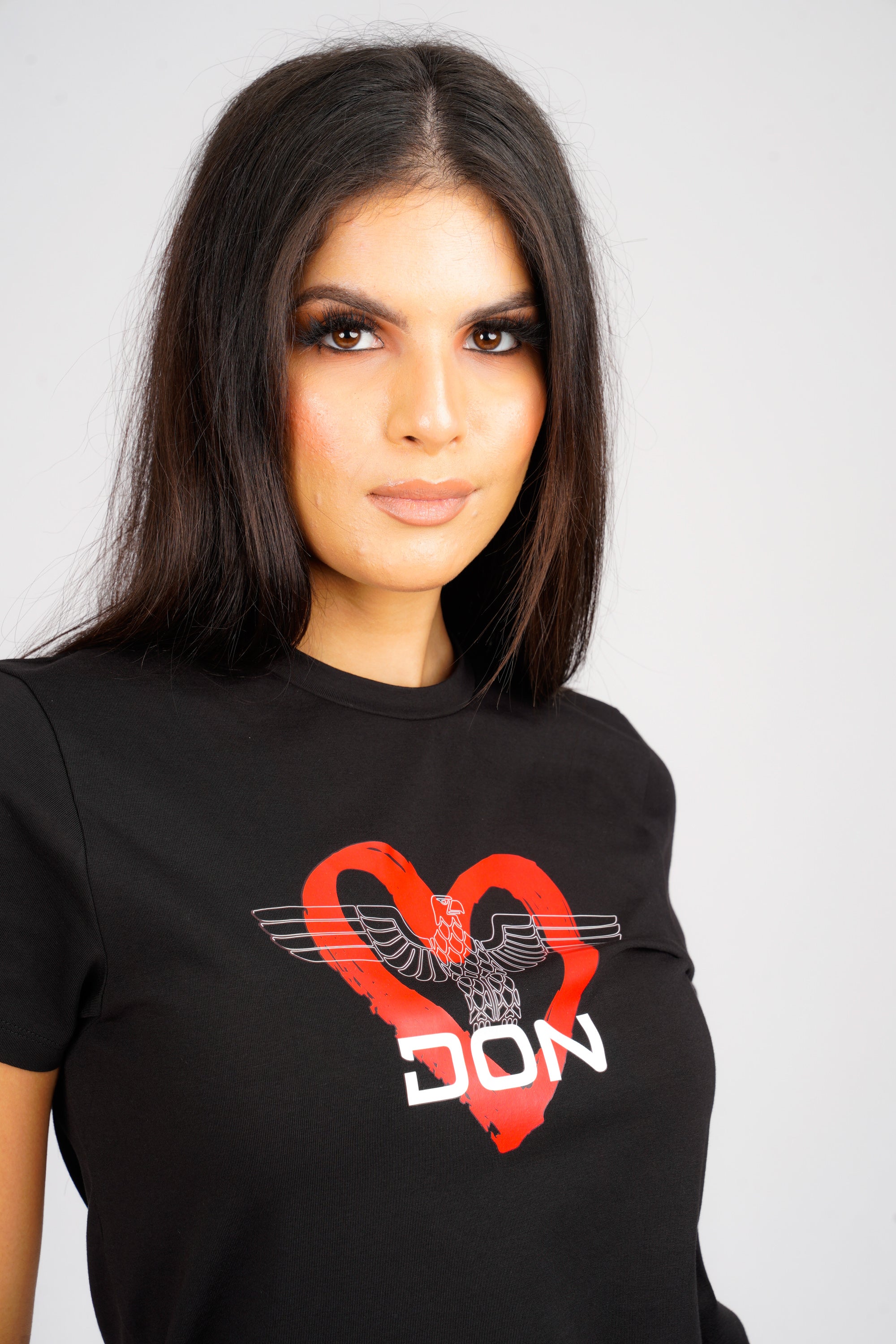 DON LOVE EAGLE BLACK T-SHIRT