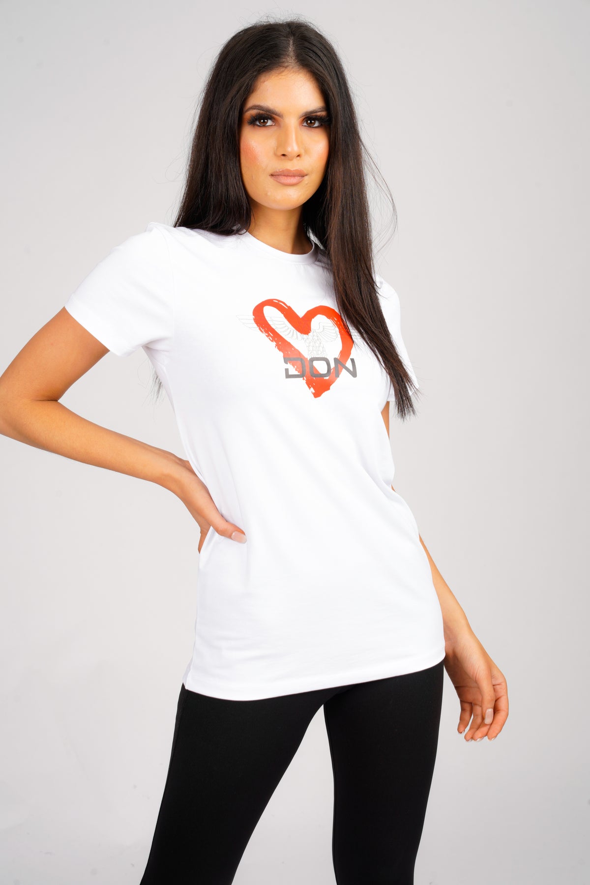 DON LOVE EAGLE WHITE T-SHIRT