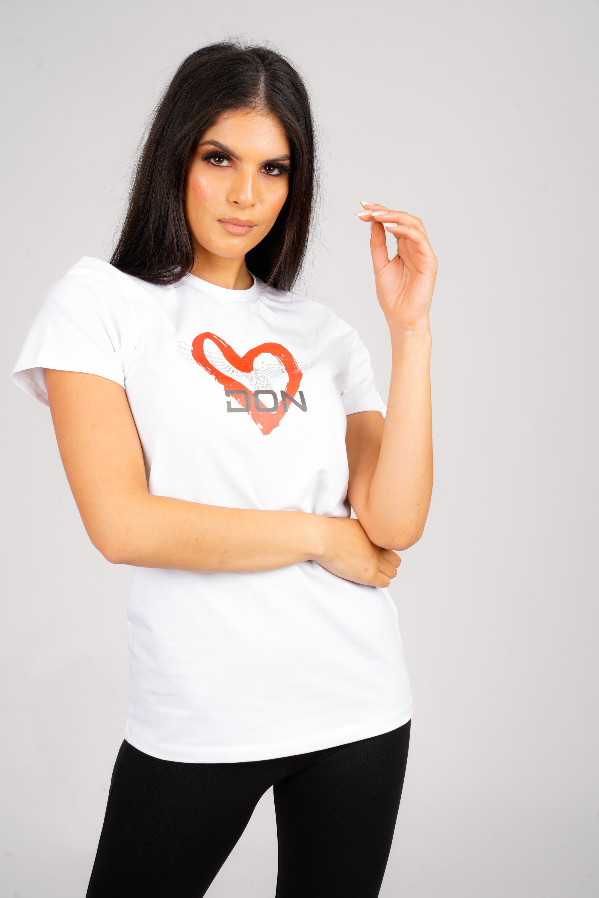 DON LOVE EAGLE WHITE T-SHIRT