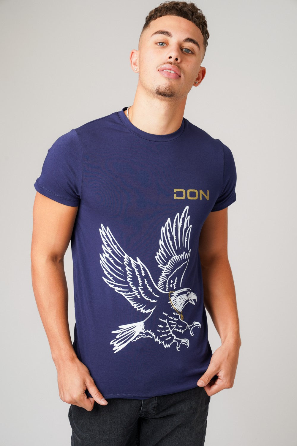 EAGLE NAVY T-SHIRT - Don Jeans