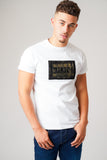 3D APPLIQUE WHITE T-SHIRT - Don Jeans