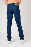 DON NAVY JEANS WITH GOLD PLATED BADGE - Don Jeans
