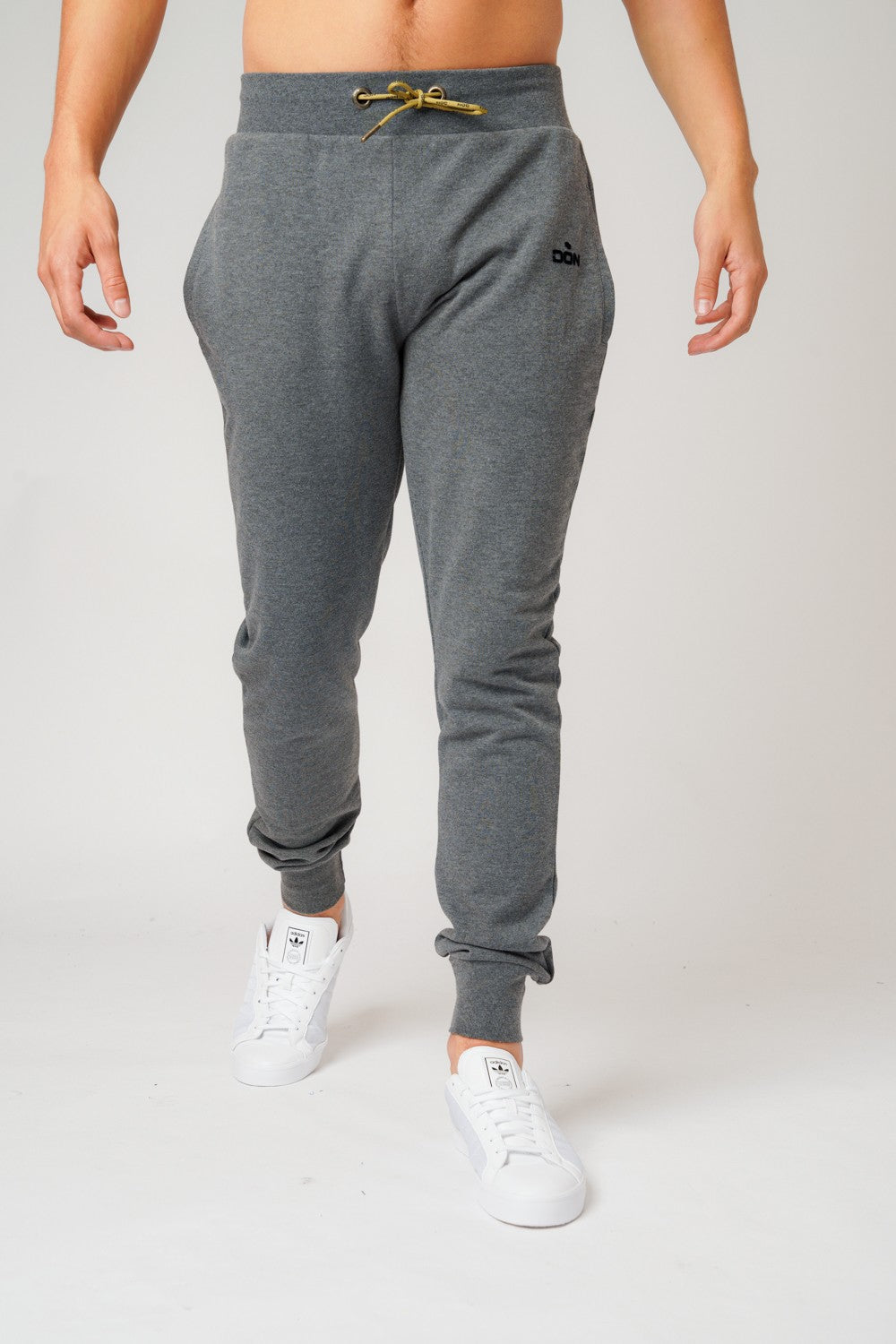 DON GREY MARL & BLACK JOGGERS