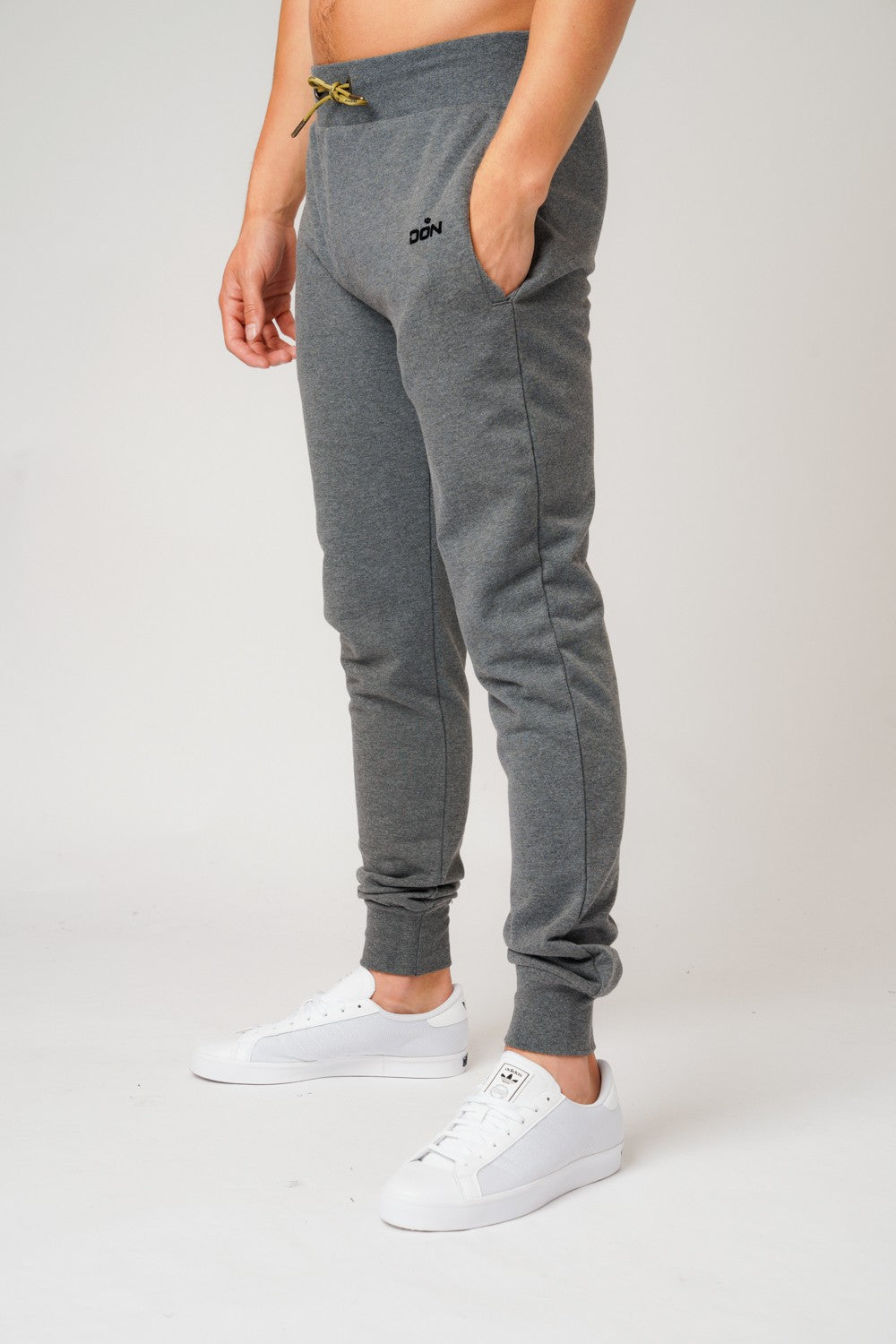 DON GREY MARL & BLACK JOGGERS