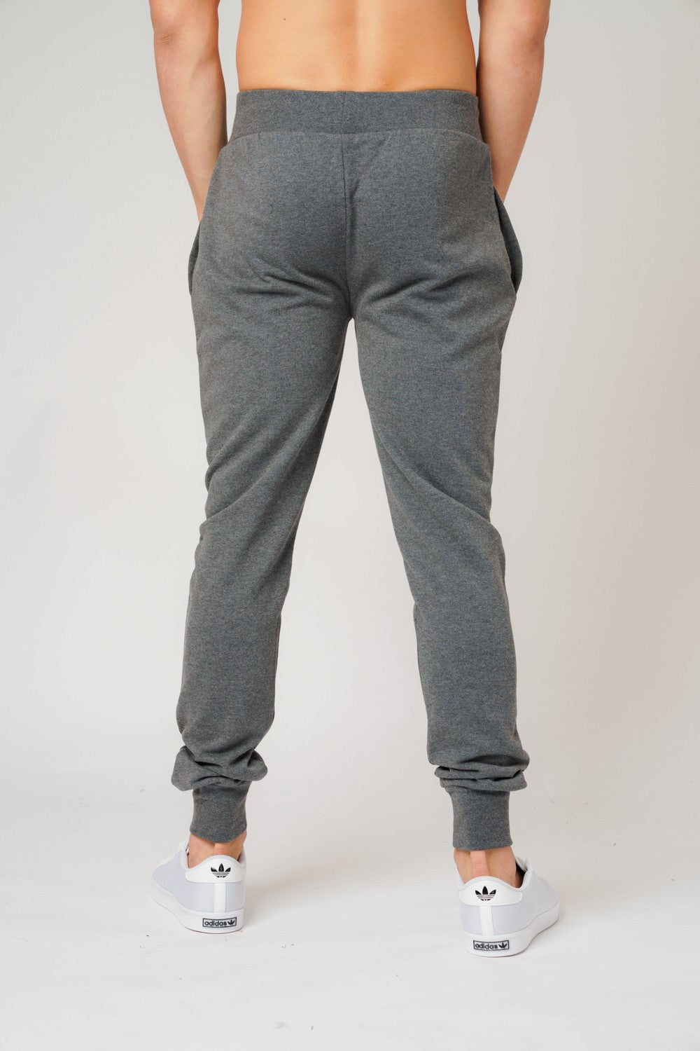 DON GREY MARL & BLACK JOGGERS